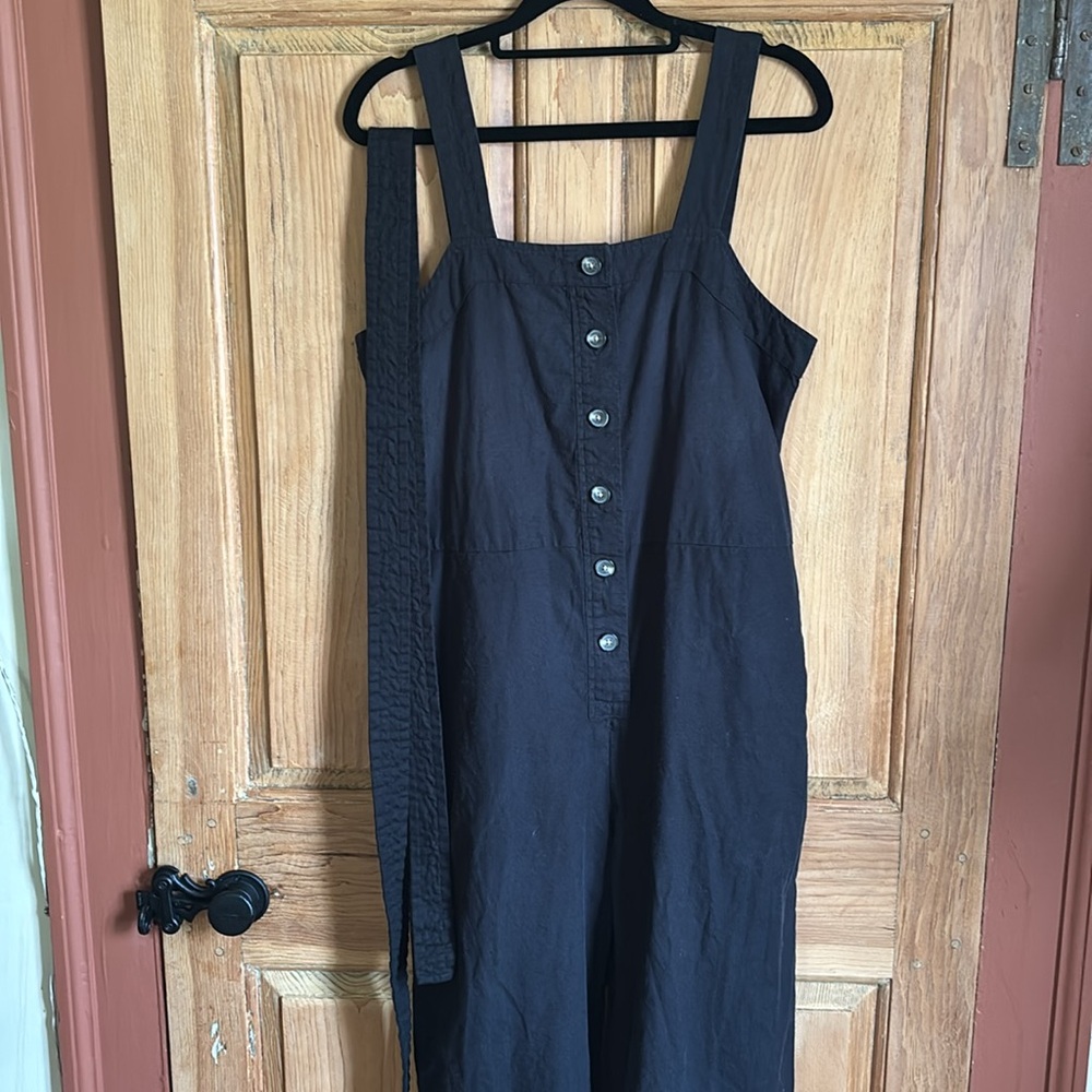 Everlane Picnic Jumpsuit in Black size 4 - Picture 6 of 7